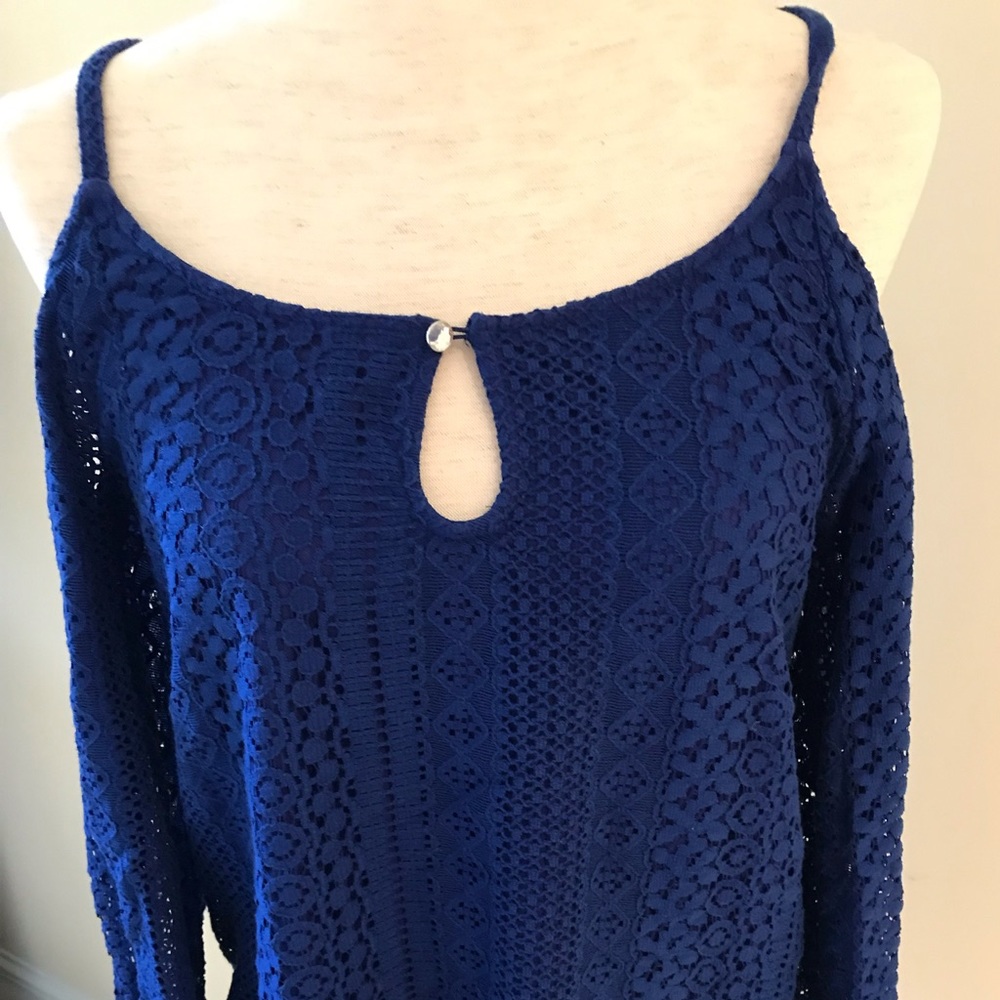 INC crochet top